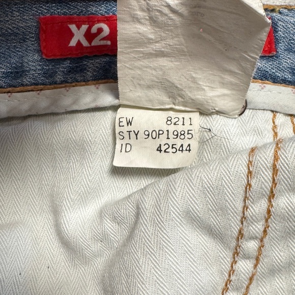 X2 Denim Laboratory Distressed Denim Boot Cut Jeans W31 -‎ 6R - Picture 7 of 13